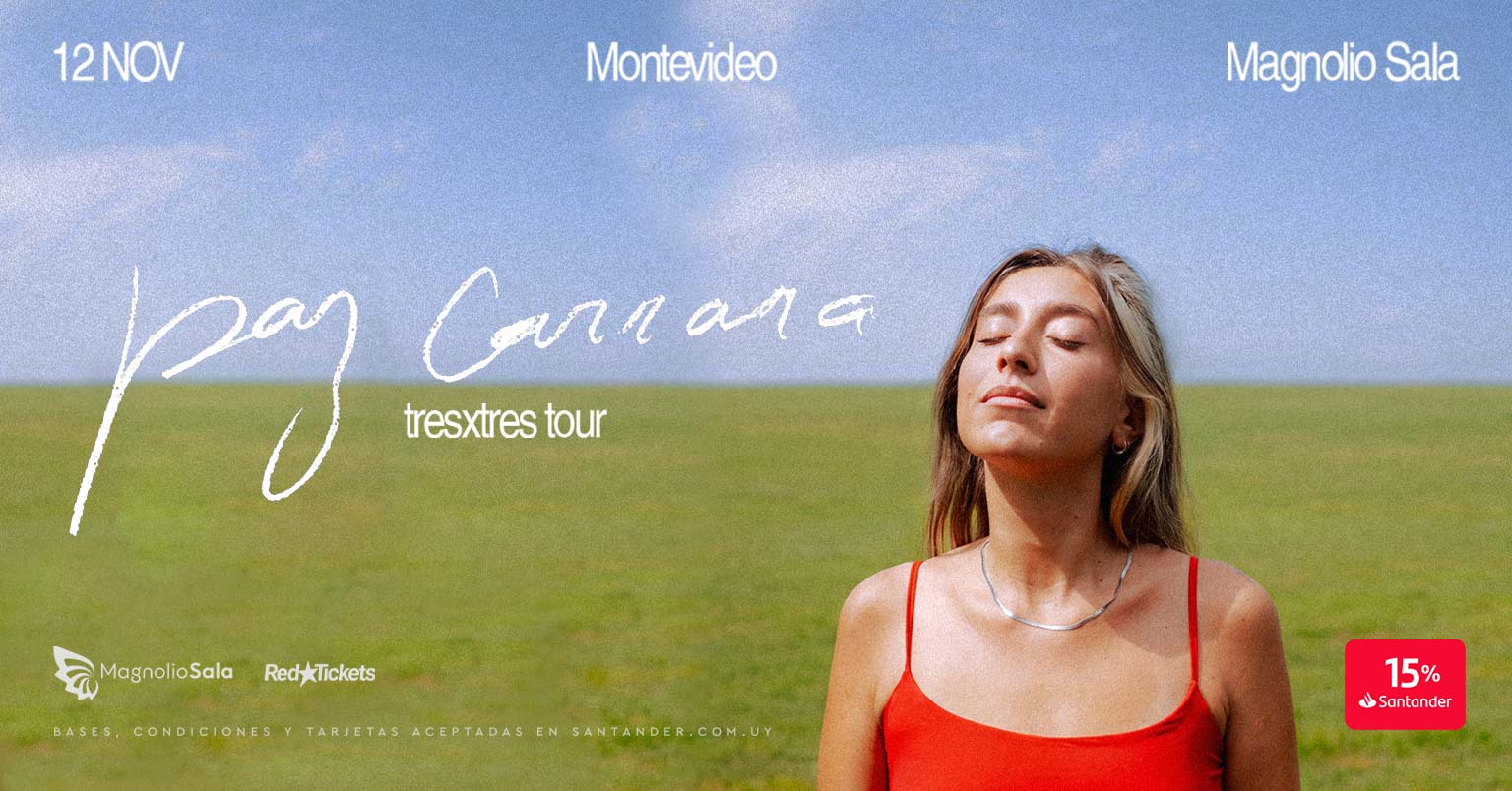 Paz Carrara - Tresxtres tour en Magnolio Sala