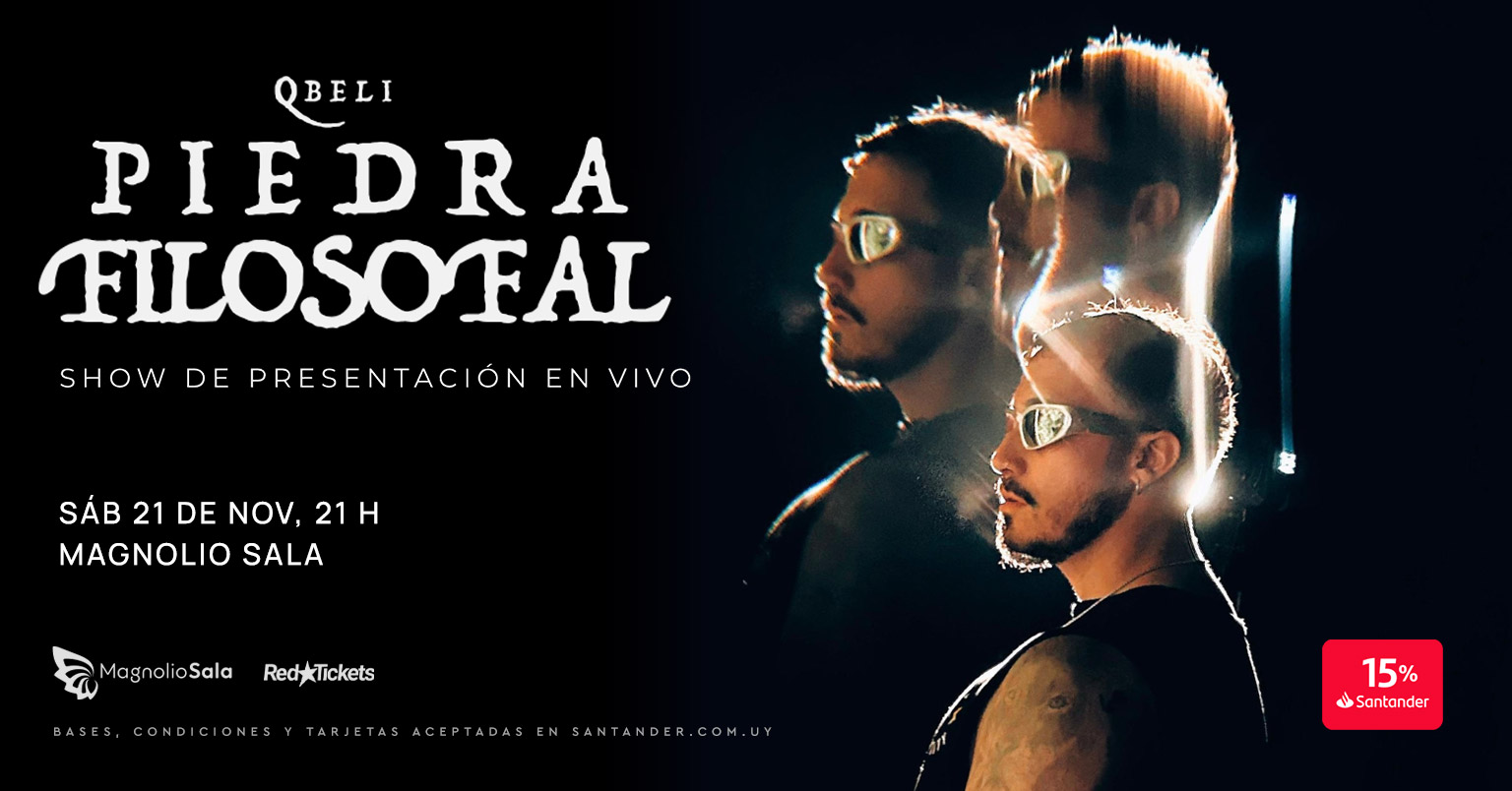 QBELI - Piedra Filosofal - Show de presentación en vivo en Magnolio Sala