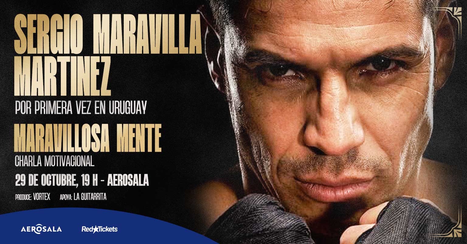 SERGIO MARAVILLA MARTÍNEZ — Por primera vez en Uruguay - Charla Motivacional. Jueves 29 de octubre de 2026