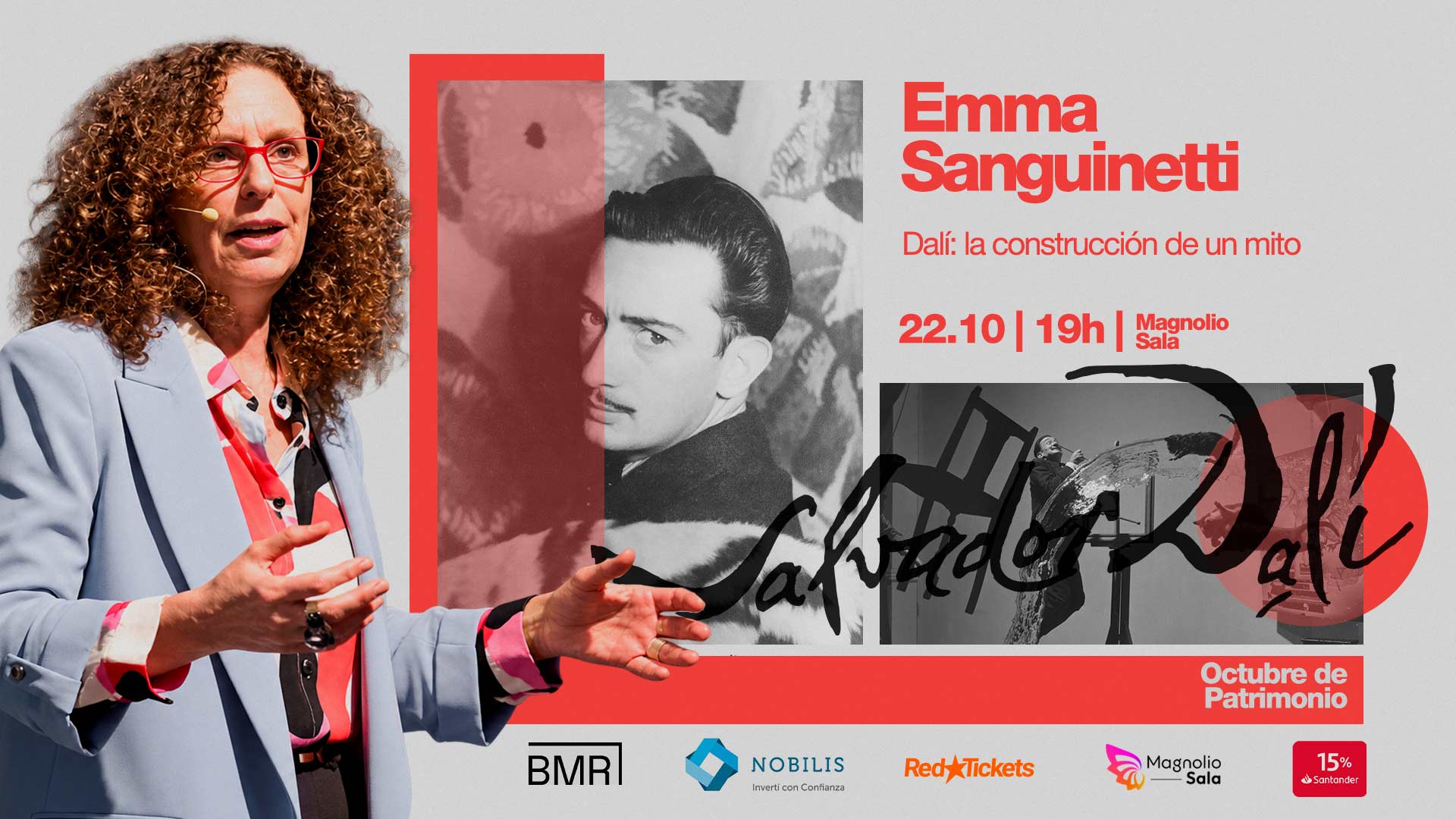 Emma Sanguinetti - Dalí: la construcción de un mito - Octubre de Patrimonio en Magnolio Sala