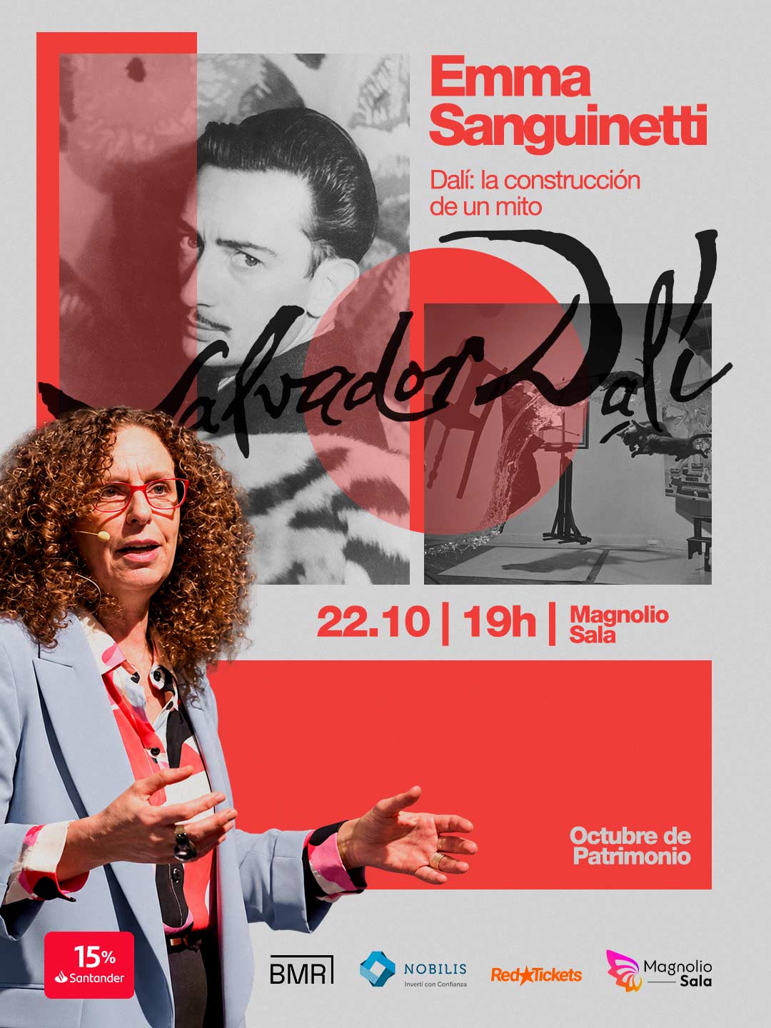 Emma Sanguinetti - Dalí: la construcción de un mito - Octubre de Patrimonio en Magnolio Sala