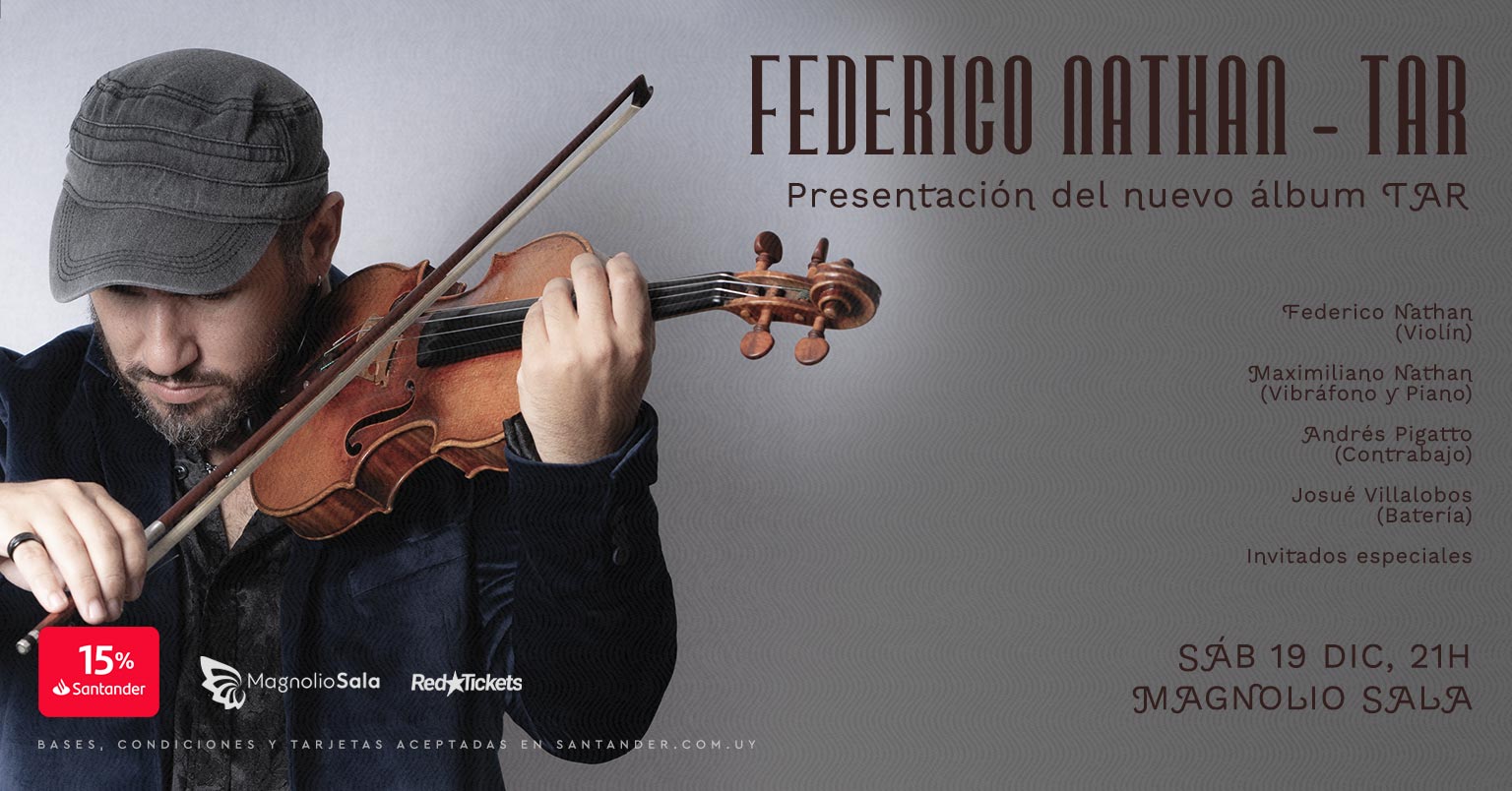 Federico Nathan - Presentación del nuevo álbum TAR en Magnolio Sala