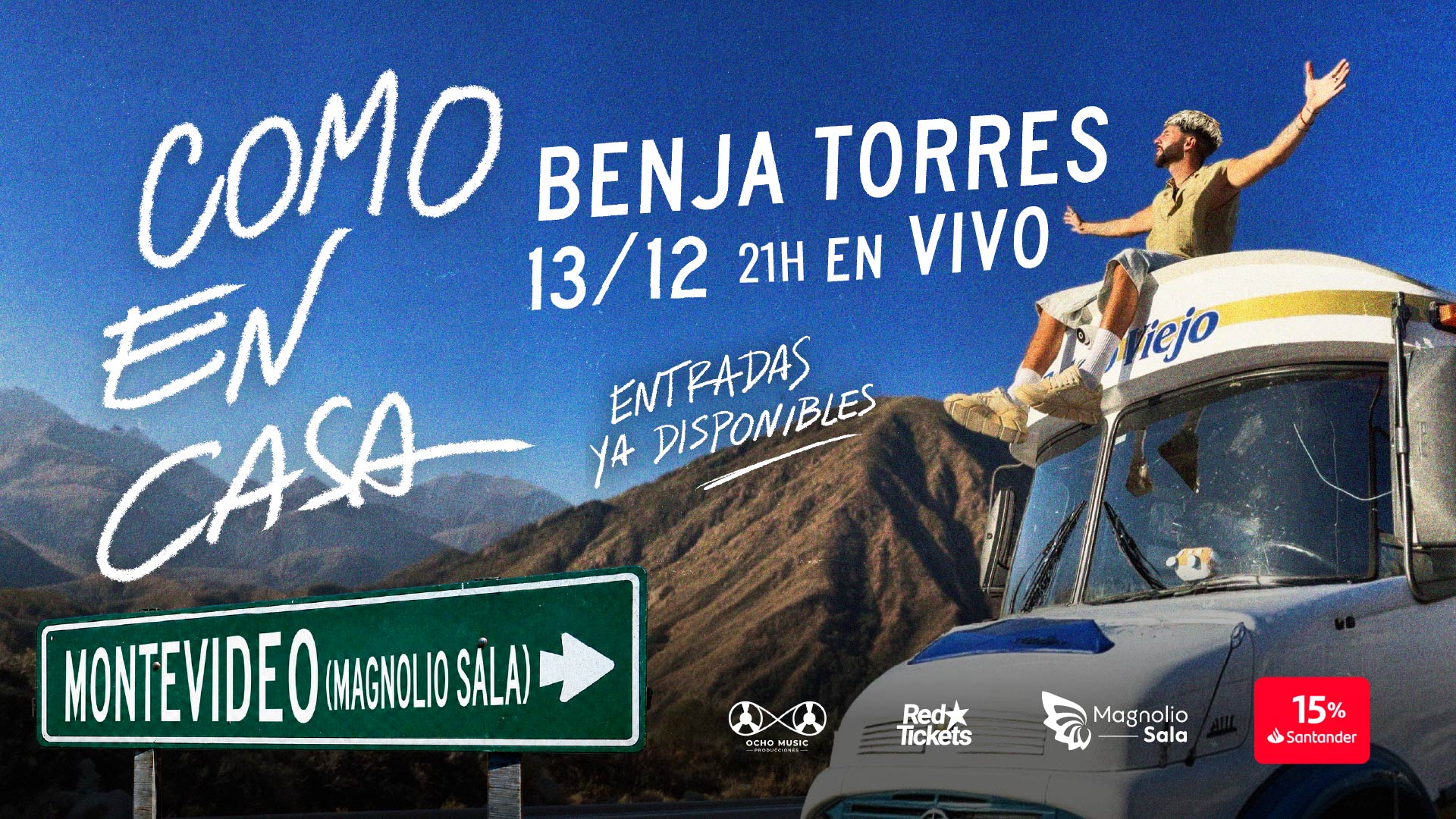 Benja Torres - presenta: COMO EN CASA en Magnolio Sala