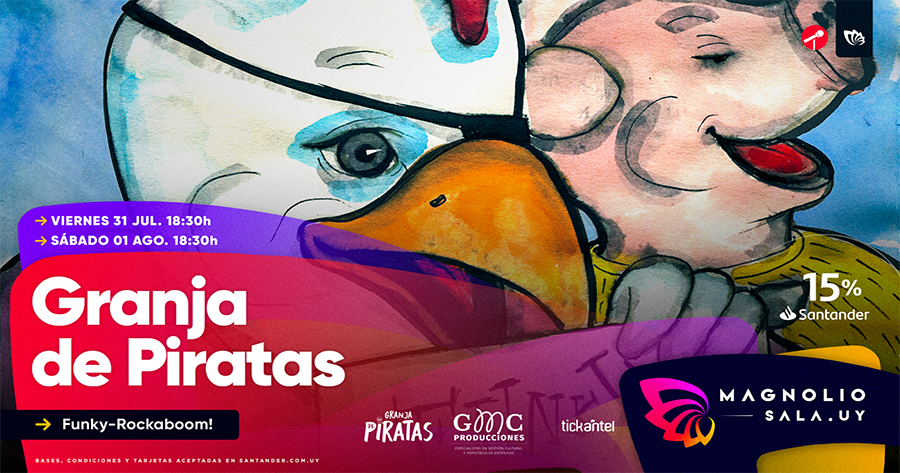Granja de Piratas - Musical para toda la familia en Magnolio Sala