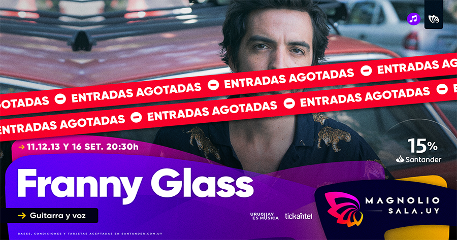 Franny Glass - Guitarra y voz en Magnolio Sala
