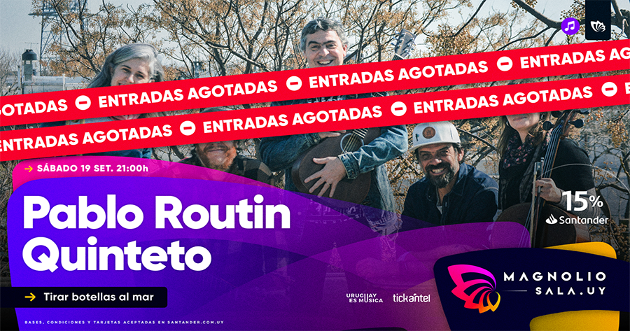 Pablo Routin Quinteto - Tirar botellas al mar en Magnolio Sala