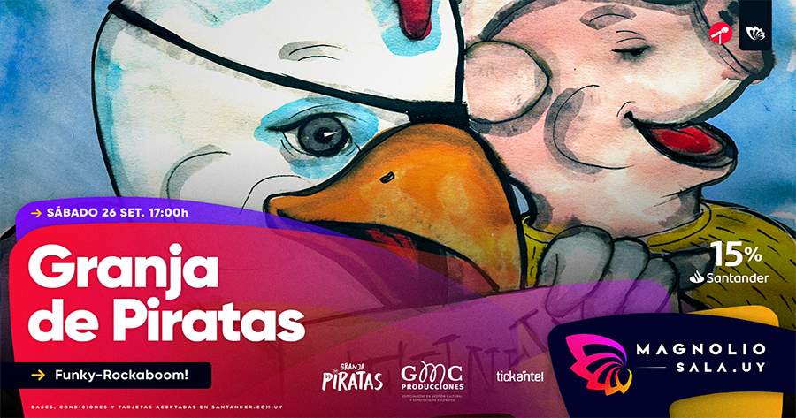Granja de Piratas - Funky-Rockaboom! en Magnolio Sala