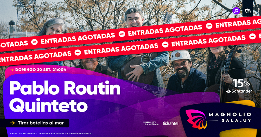 Pablo Routin Quinteto - Tirar botellas al mar en Magnolio Sala