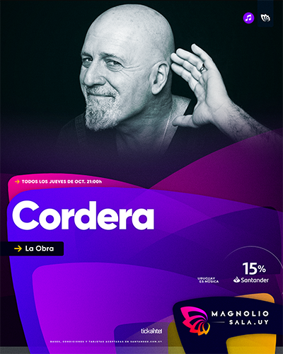 Cordera JUE 22 OCT - 21:00h, JUE 29 OCT - 21:00h en Magnolio Sala